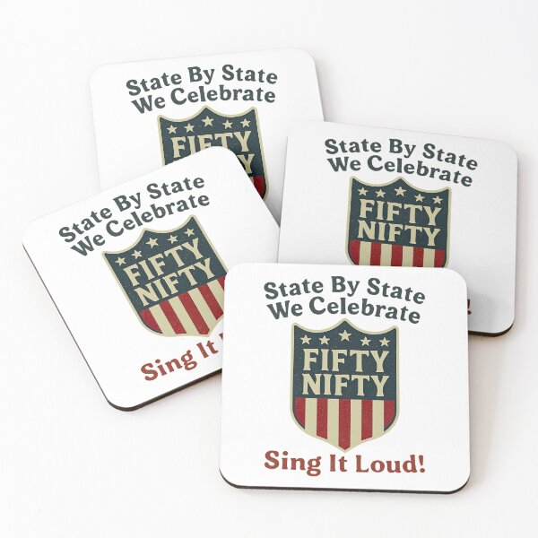 Item preview, Fifty Nifty Lyrics, Fifty Nifty United States, 50 Nifty United States designed and sold by graphic-genie.