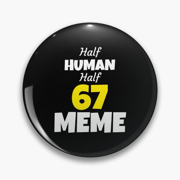 Item preview, Half Human Half 67 Meme Funny Six Seven Meme designed and sold by PerfectMatch.