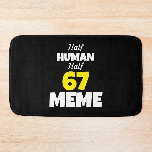 Item preview, Half Human Half 67 Meme Funny Six Seven Meme designed and sold by PerfectMatch.