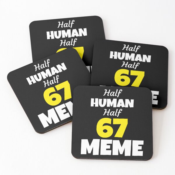Item preview, Half Human Half 67 Meme Funny Six Seven Meme designed and sold by PerfectMatch.