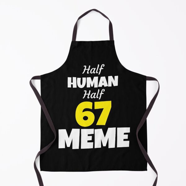 Item preview, Half Human Half 67 Meme Funny Six Seven Meme designed and sold by PerfectMatch.