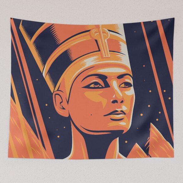 Item preview, Neon Nefertiti: Eternal Queen of Tomorrow designed and sold by Drawings Project.