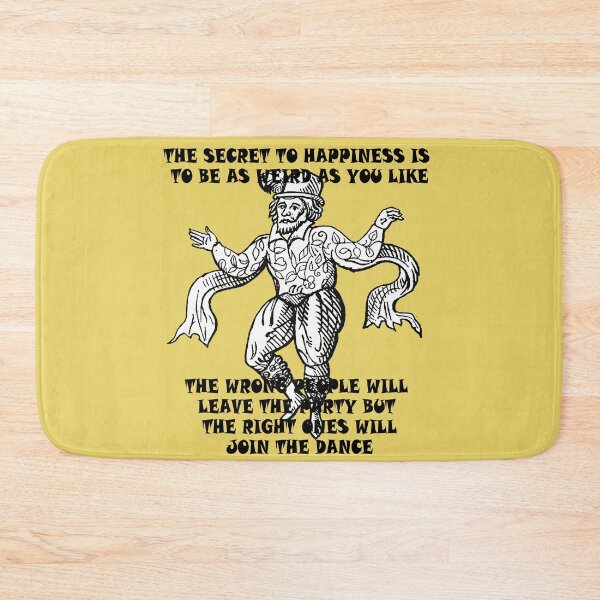 Item preview, The Secret To Happiness Is To Be Weird Vintage Morris Illustration  designed and sold by taiche.