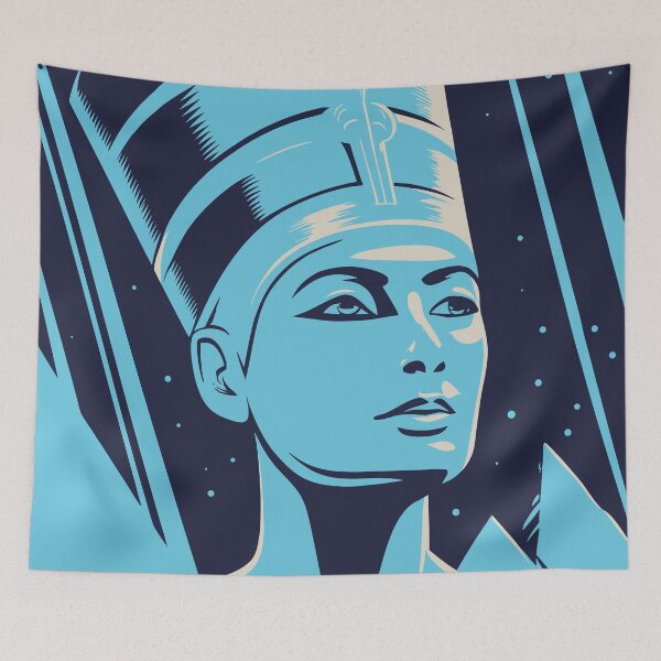 Item preview, Nefertiti: Cosmic Ice Queen designed and sold by Drawings Project.