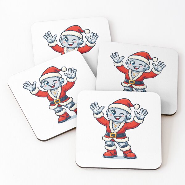 Item preview, Cute Female AI Santa Robot designed and sold by DigiHub Linker.
