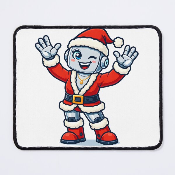 Item preview, Cute Female AI Santa Robot designed and sold by DigiHub Linker.