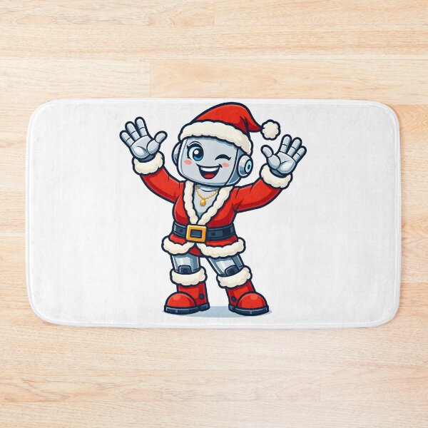 Item preview, Cute Female AI Santa Robot designed and sold by DigiHub Linker.