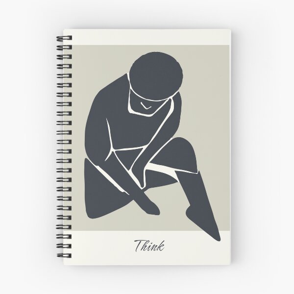 Item preview, Minimalist Man's Figure To Think About designed and sold by SmilingAnny.