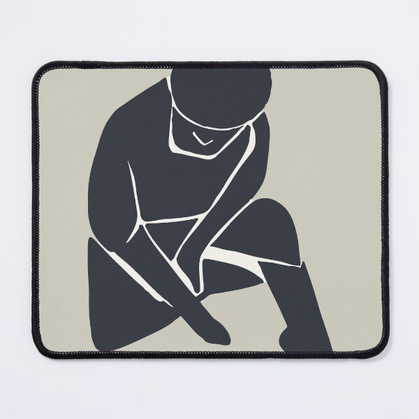 Item preview, Minimalist Man's Figure To Think About designed and sold by SmilingAnny.