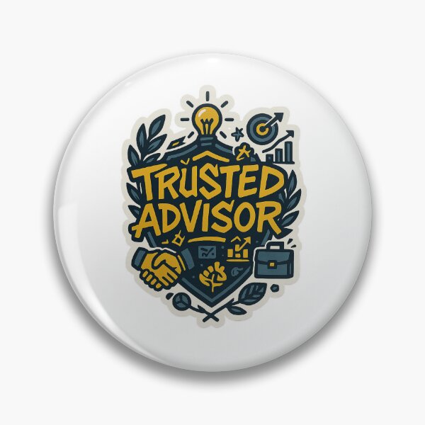 Item preview, Trusted Advisor Graffiti Badge – Street-Style Consultant Seal designed and sold by BoldApparel.
