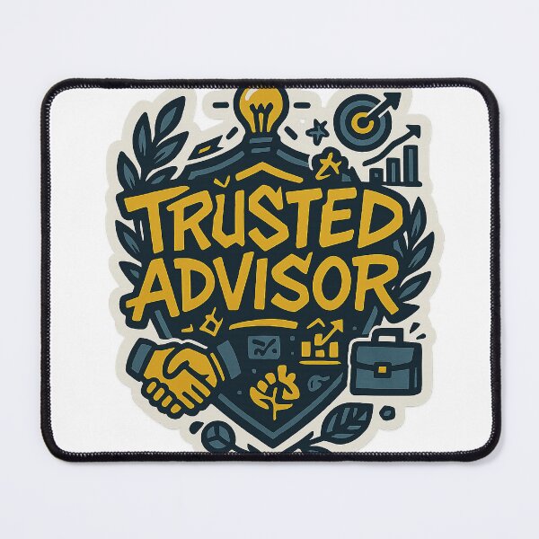 Item preview, Trusted Advisor Graffiti Badge – Street-Style Consultant Seal designed and sold by BoldApparel.