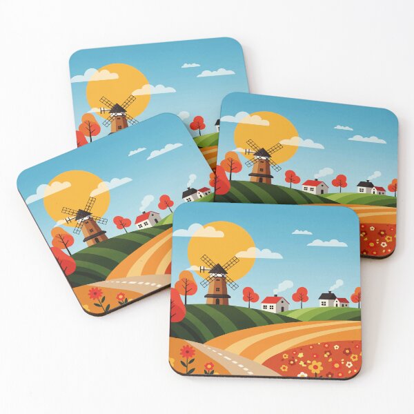 Item preview, Rural landscape designed and sold by Design4uStudio.