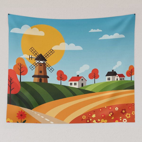 Item preview, Rural landscape designed and sold by Design4uStudio.