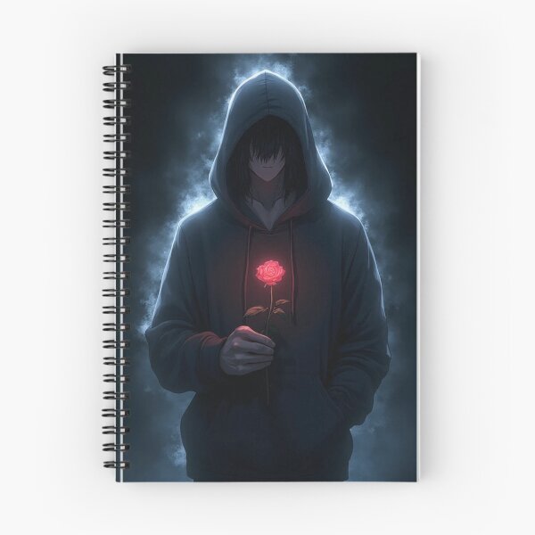 Item preview, A mysterious anime-style man wearing a hooded hoodie designed and sold by OhmAuraArt.