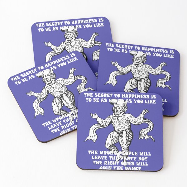 Item preview, The Secret To Happiness Is To Be Weird Vintage Morris Illustration  designed and sold by taiche.