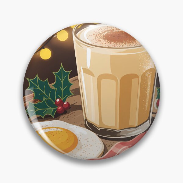 Item preview, Egg Nog Probably Breakfast Food - Funny Christmas Drink - Holiday Humor Gift designed and sold by GiftsForge.