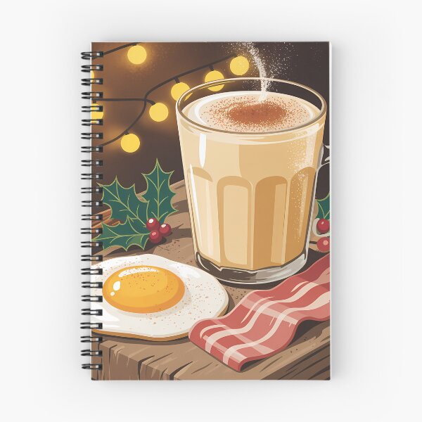 Item preview, Egg Nog Probably Breakfast Food - Funny Christmas Drink - Holiday Humor Gift designed and sold by GiftsForge.