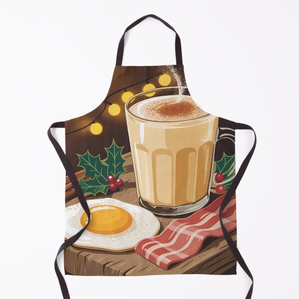 Item preview, Egg Nog Probably Breakfast Food - Funny Christmas Drink - Holiday Humor Gift designed and sold by GiftsForge.