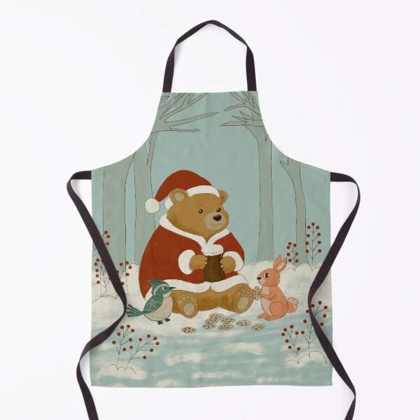 Item preview, Cute bear and bunny Animals having a beer in the woods designed and sold by pholiumsigma_design.