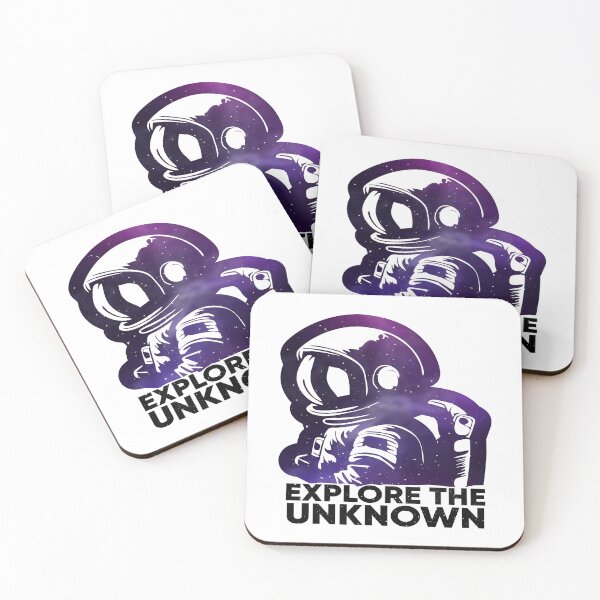 Item preview, Explore The Unknown – Astronaut Galaxy Double Exposure Space T-Shirt designed and sold by doffstory.