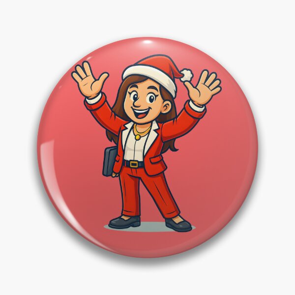 Item preview, Festive Businesswoman in Santa Suit designed and sold by DigiHub Linker.