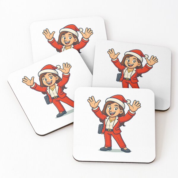 Item preview, Festive Businesswoman in Santa Suit designed and sold by DigiHub Linker.