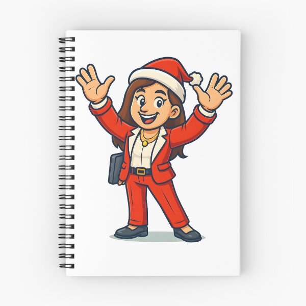 Item preview, Festive Businesswoman in Santa Suit designed and sold by DigiHub Linker.