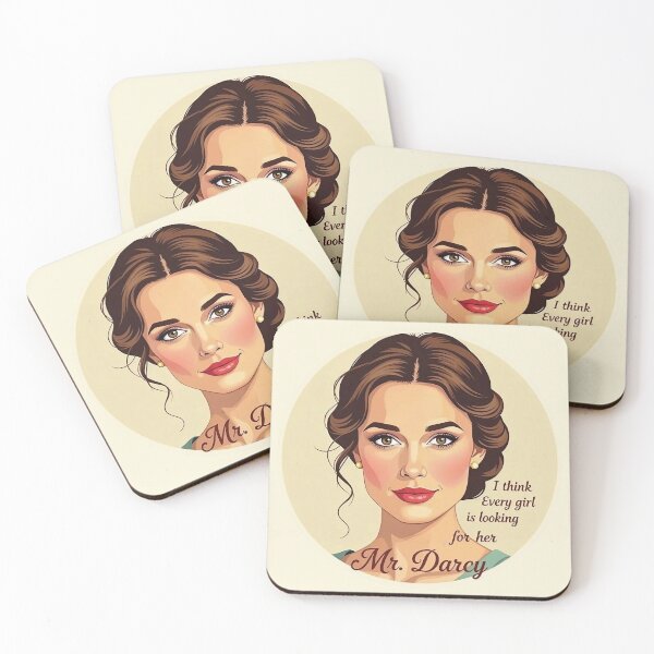 Item preview, Keira Knightley Mister Darcy quote designed and sold by JackFreestone.