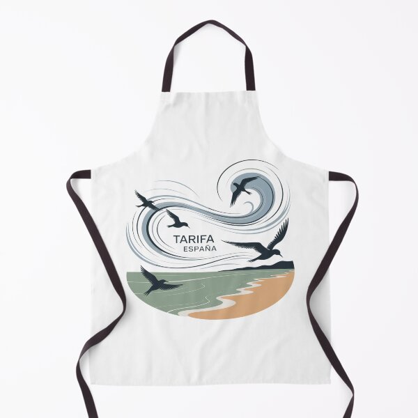 Item preview, Tarifa España Aves y viento costero — Diseño minimalista de fauna oceánica designed and sold by CircinusStore.