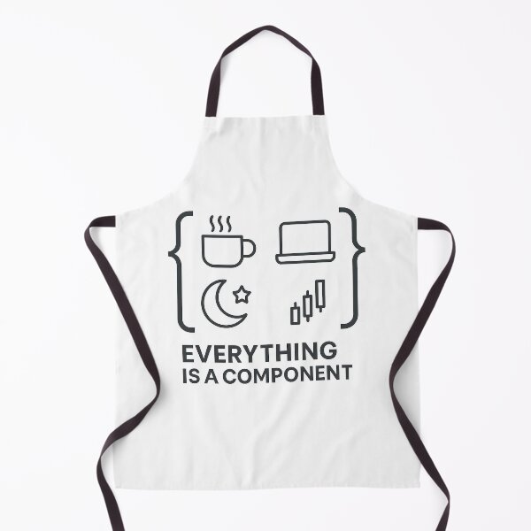 Item preview, Everything Is a Component – React Philosophy designed and sold by techy-rrr.