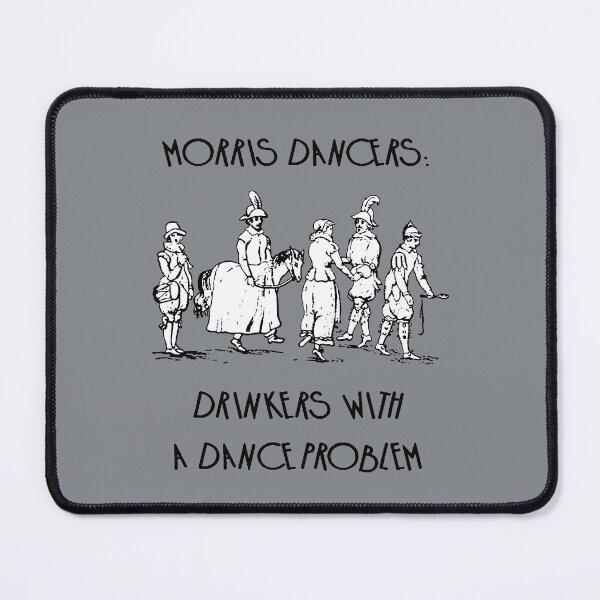 Item preview, Morris Dancers Drinkers With A Dance Problem Vintage Art designed and sold by taiche.