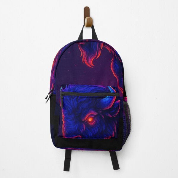 Item preview, Neon Bison – Vaporwave Cyber Wild Animal Art designed and sold by GolabMagic.