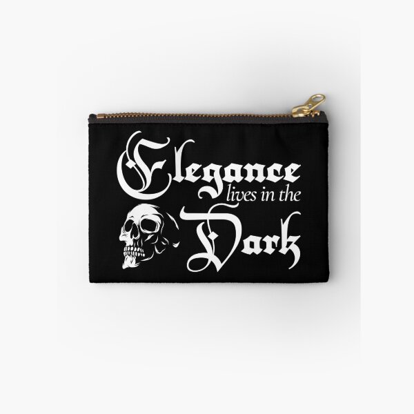 Item preview, Dark Aesthetic Quote – Elegance Lives In The Dark designed and sold by EternalVeil Studio.