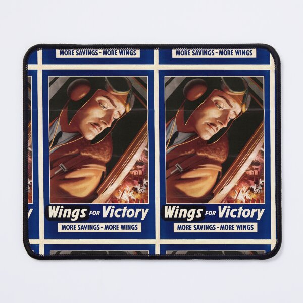 Item preview, World War II Propaganda Poster | Wings for Victory Art | Aviator Cockpit | Buy Bonds & Support | Bold Colors & Heroism designed and sold by artofuniverse.