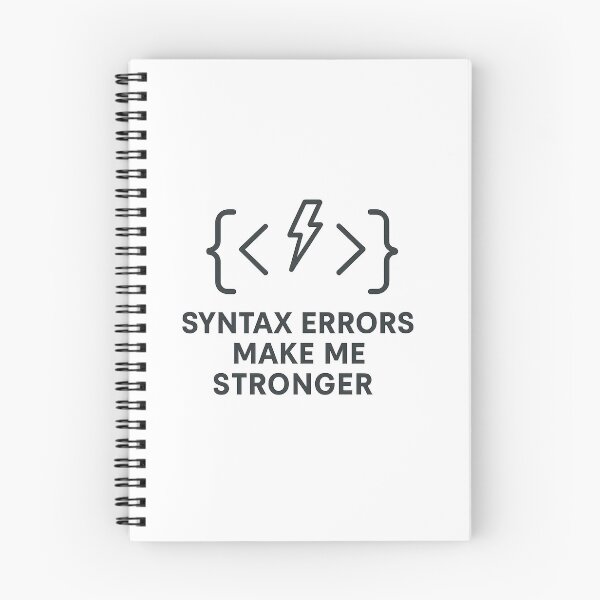 Item preview, Syntax Errors Make Me Stronger – Coder Growth designed and sold by techy-rrr.