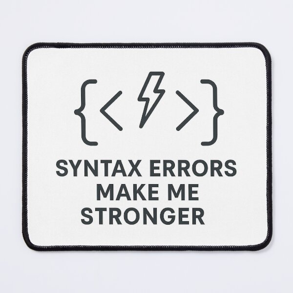 Item preview, Syntax Errors Make Me Stronger – Coder Growth designed and sold by techy-rrr.