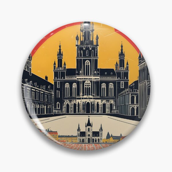 Item preview, Lier Belgium 1950s Vintage Travel Tourism designed and sold by TravelersGems.
