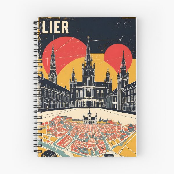 Item preview, Lier Belgium 1950s Vintage Travel Tourism designed and sold by TravelersGems.
