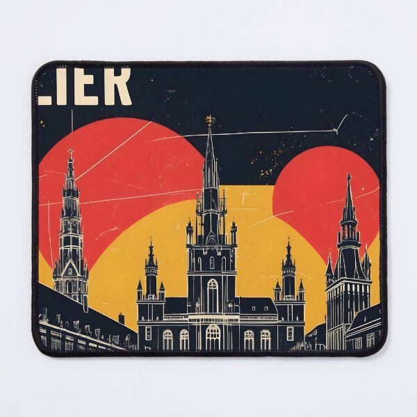 Item preview, Lier Belgium 1950s Vintage Travel Tourism designed and sold by TravelersGems.