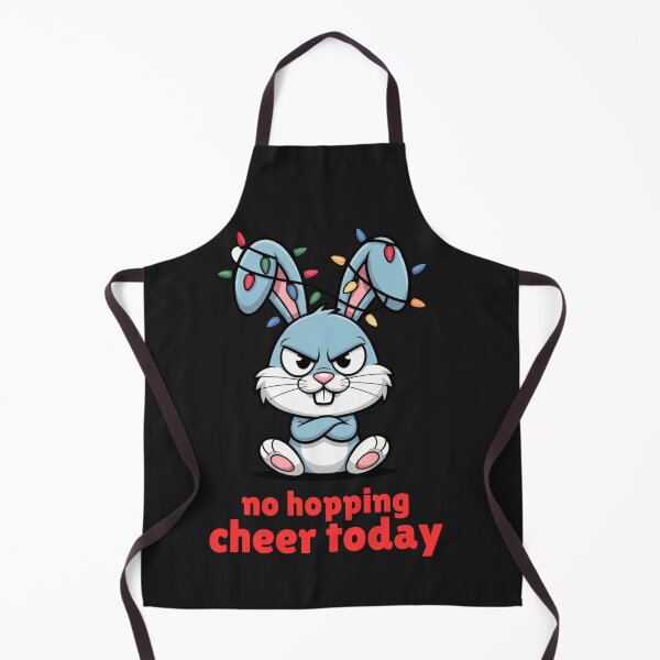 Item preview, Annoyed Rabbit – “No Hopping Cheer Today” | Funny Grumpy Bunny Christmas Design designed and sold by ColorSplash123.