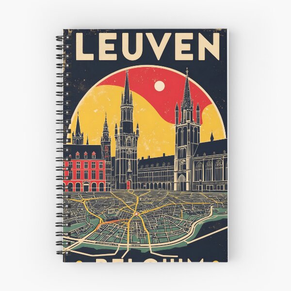 Item preview, Leuven Belgium 1950s Vintage Travel Tourism designed and sold by TravelersGems.