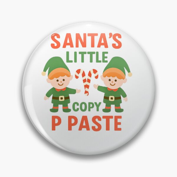 Item preview, Funny Twins Copy Paste Christmas Elves designed and sold by TrinovaCreates.