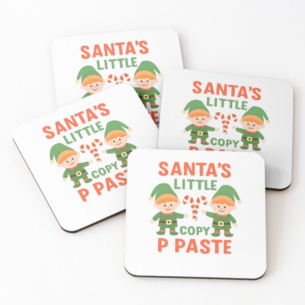 Item preview, Funny Twins Copy Paste Christmas Elves designed and sold by TrinovaCreates.