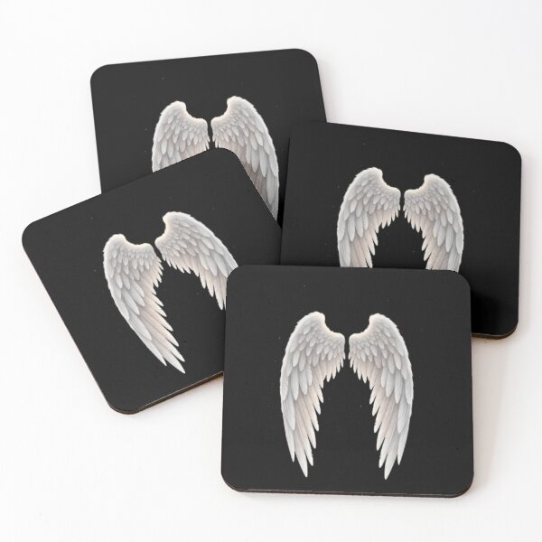 Item preview, Angel Wings with Halo – Christmas Heaven Art designed and sold by FunkyPatakha.