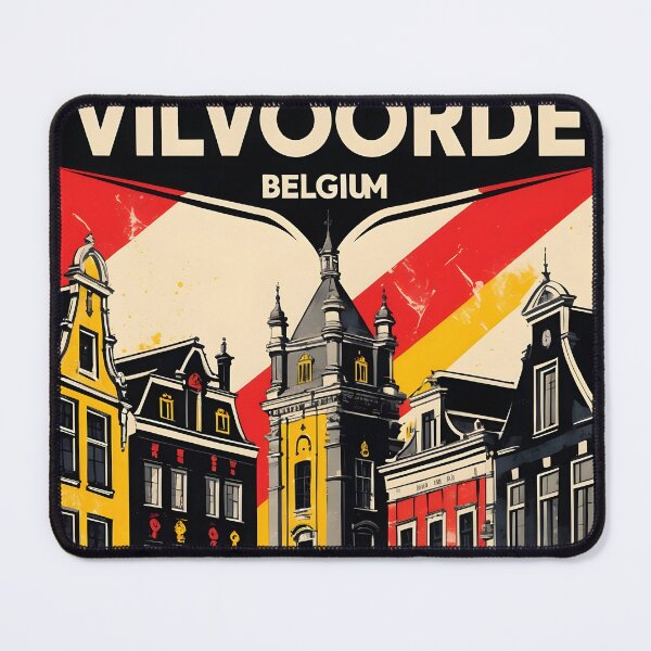 Item preview, Vilvoorde Belgium 1950s Vintage Travel Tourism designed and sold by TravelersGems.