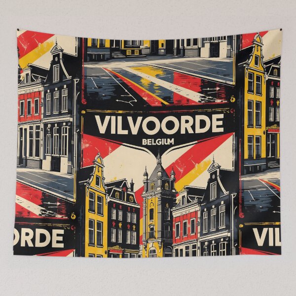 Item preview, Vilvoorde Belgium 1950s Vintage Travel Tourism designed and sold by TravelersGems.