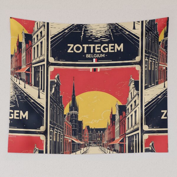 Item preview, Zottegem Belgium 1950s Vintage Travel Tourism designed and sold by TravelersGems.