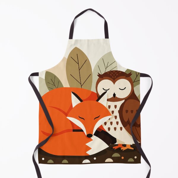 Item preview, A fox and an owl sleep together designed and sold by Design4uStudio.