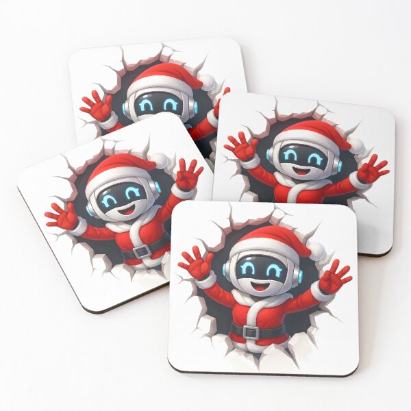 Item preview, Cute Female AI Robot Santa designed and sold by DigiHub Linker.
