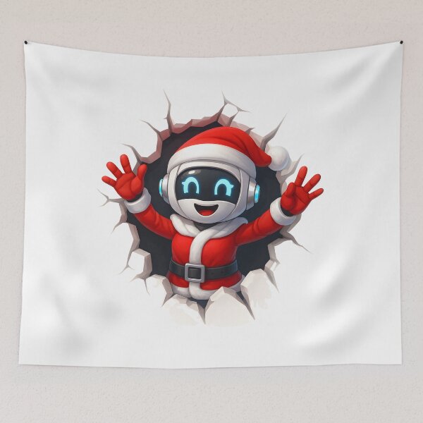 Item preview, Lindo robot femenino con inteligencia artificial, Santa Claus designed and sold by DigiHub Linker.